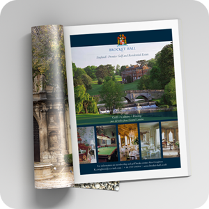 Full page glossy magazine advertisement for hospitality sector