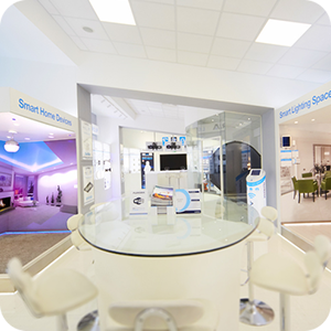 Interactive customer showroom design